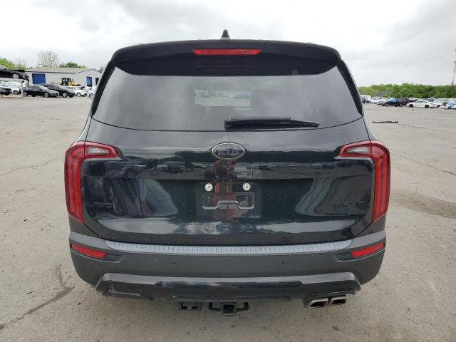 5XYP5DHC3MG111129 - 2021 KIA TELLURIDE SX BLACK photo 6