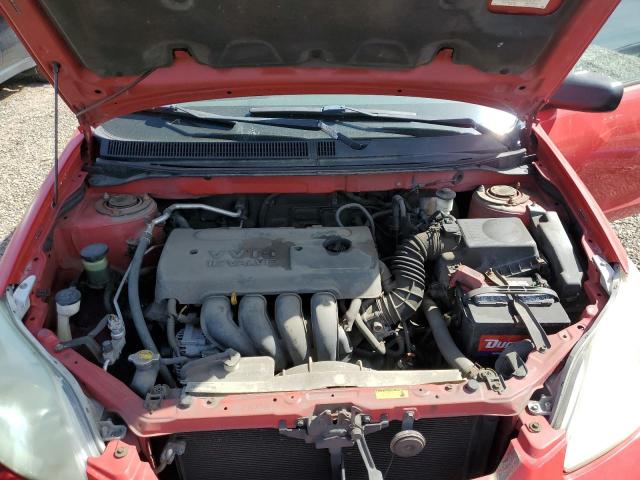 2T1KR32E37C677083 - 2007 TOYOTA COROLLA MA XR RED photo 12