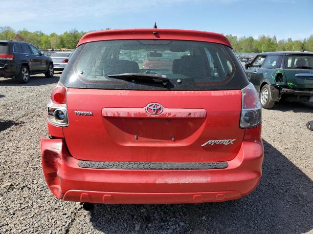 2T1KR32E37C677083 - 2007 TOYOTA COROLLA MA XR RED photo 6