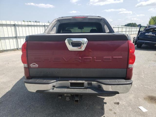 3GNEC12Z05G279250 - 2005 CHEVROLET AVALANCHE C1500 RED photo 6