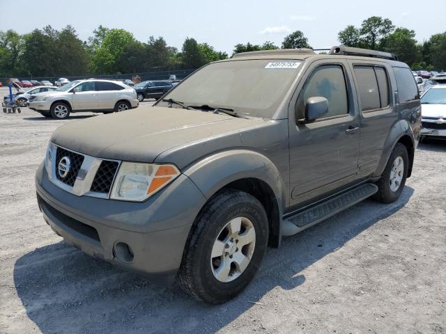 5N1AR18U75C739603 - 2005 NISSAN PATHFINDER LE SILVER photo 1