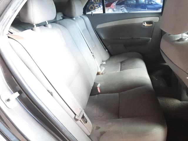 1G1ZC5EB3A4109707 - 2010 CHEVROLET MALIBU 1LT GRAY photo 6