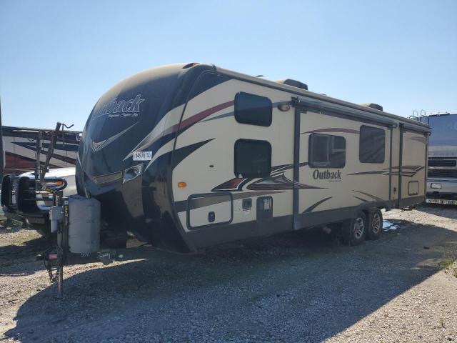 4YDT30124EB453504 - 2014 KEYSTONE OUTBACK TWO TONE photo 2