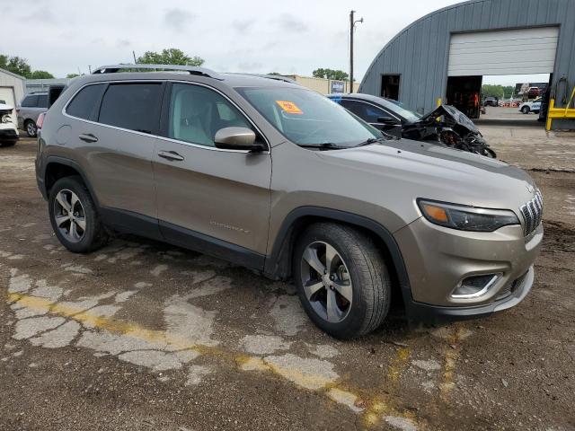 1C4PJMDNXKD329731 - 2019 JEEP CHEROKEE LIMITED TAN photo 4