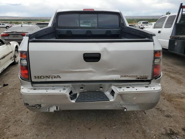 2HJYK16216H539464 - 2006 HONDA RIDGELINE RT SILVER photo 6