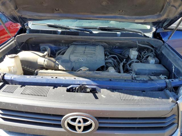 5TFUW5F18EX409732 - 2014 TOYOTA TUNDRA DOUBLE CAB SR/SR5 BLUE photo 11