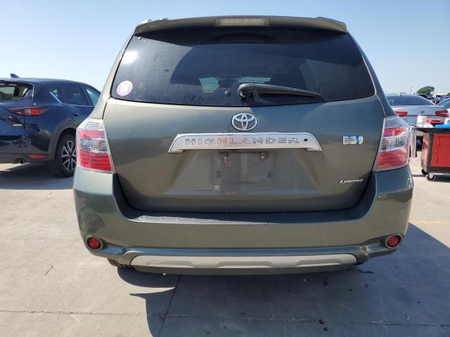 JTEJW3EH1A2038602 - 2010 TOYOTA HIGHLANDER HYBRID LIMITED GRAY photo 6