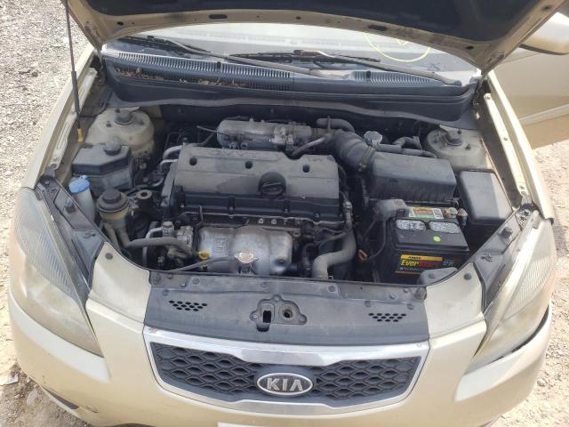 KNADH4A3XB6708067 - 2011 KIA RIO BASE TAN photo 7