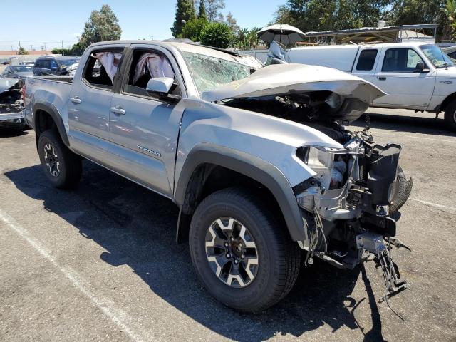 3TMAZ5CNXHM045986 - 2017 TOYOTA TACOMA DOUBLE CAB ვერცხლისფერი ფოტო 1