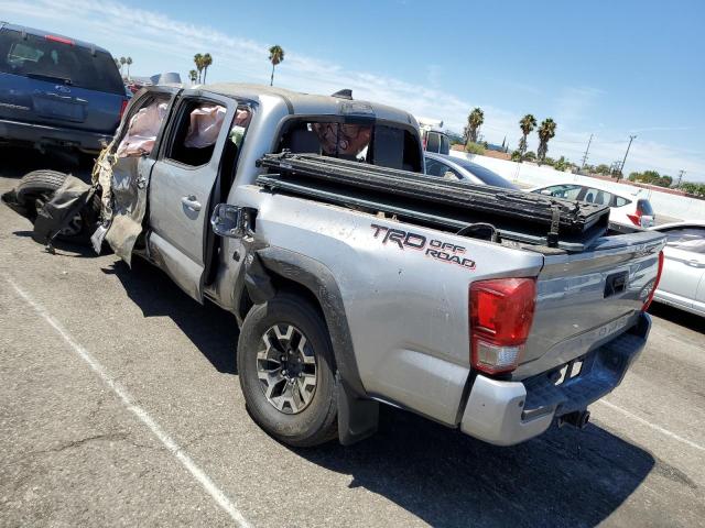 3TMAZ5CNXHM045986 - 2017 TOYOTA TACOMA DOUBLE CAB ვერცხლისფერი ფოტო 3