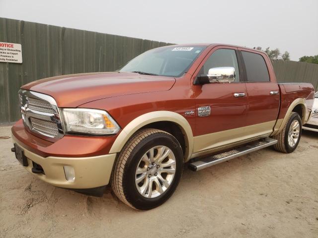 1C6RR7PT0DS643245 - 2013 RAM 1500 LONGHORN ORANGE photo 1