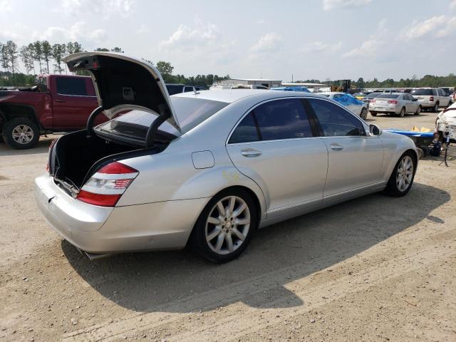 WDDNG71X77A023534 - 2007 MERCEDES-BENZ S 550 SILVER photo 3