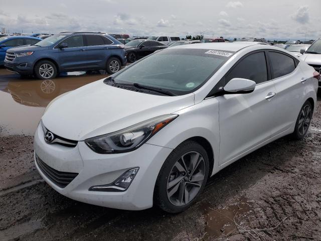 5NPDH4AE5EH471504 - 2014 HYUNDAI ELANTRA SE WHITE photo 1