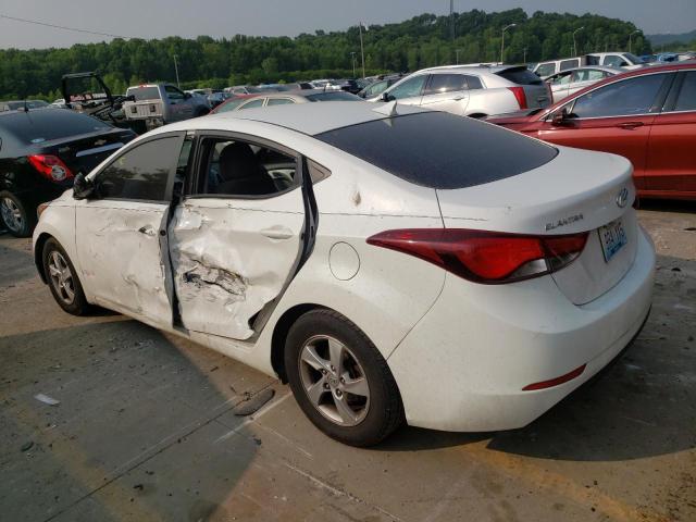 5NPDH4AE5EH506574 - 2014 HYUNDAI ELANTRA SE WHITE photo 2