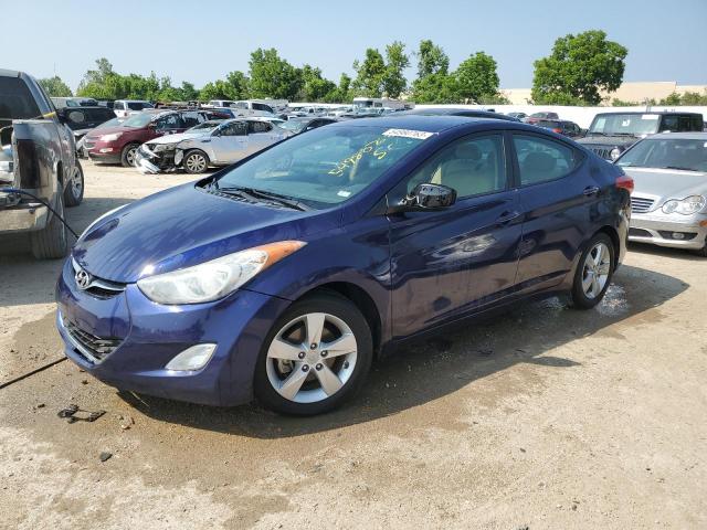 5NPDH4AE5DH296847 - 2013 HYUNDAI ELANTRA GLS BLUE photo 1