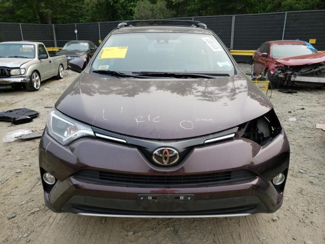 2T3RFREV4JW853593 - 2018 TOYOTA RAV4 ADVENTURE BURGUNDY photo 5