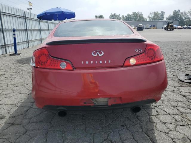 JNKCV54EX7M900035 - 2007 INFINITI G35 RED photo 6