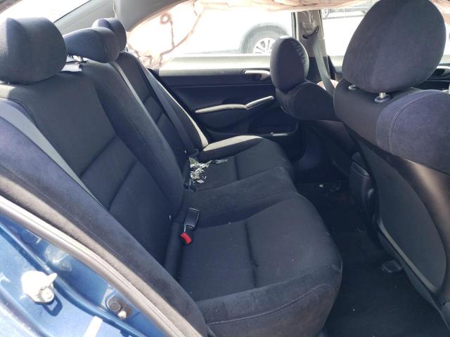 19XFA16639E035189 - 2009 HONDA CIVIC LX-S Bleu photo 10