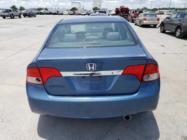 19XFA16639E035189 - 2009 HONDA CIVIC LX-S Bleu photo 6