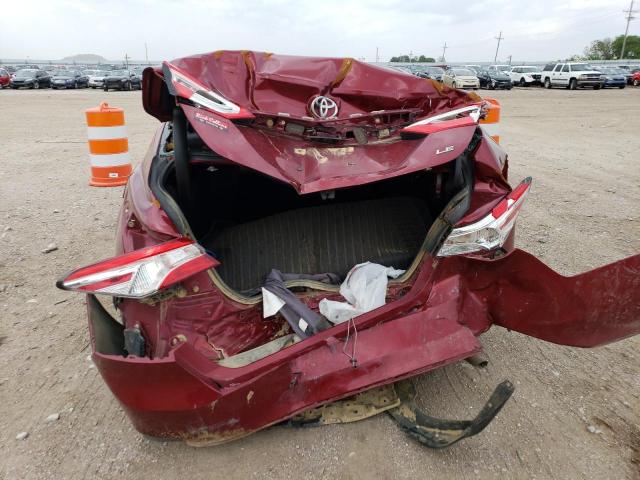 4T1B11HK2JU555832 - 2018 TOYOTA CAMRY L MAROON photo 6