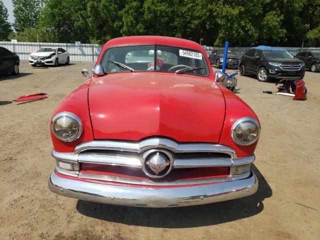 0573H5081021 - 1950 FORD CUSTOM RED photo 5