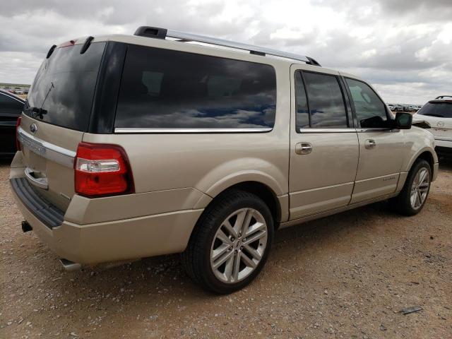 1FMJK1LT0HEA11049 - 2017 FORD EXPEDITION EL PLATINUM TAN photo 3