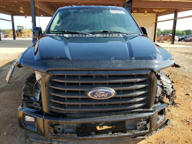 1FTEX1CF8HKE54794 - 2017 FORD F150 SUPER CAB BLACK photo 5