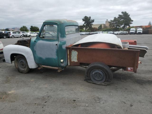 F10D5R34276 - 1955 FORD PICKUP GREEN photo 2