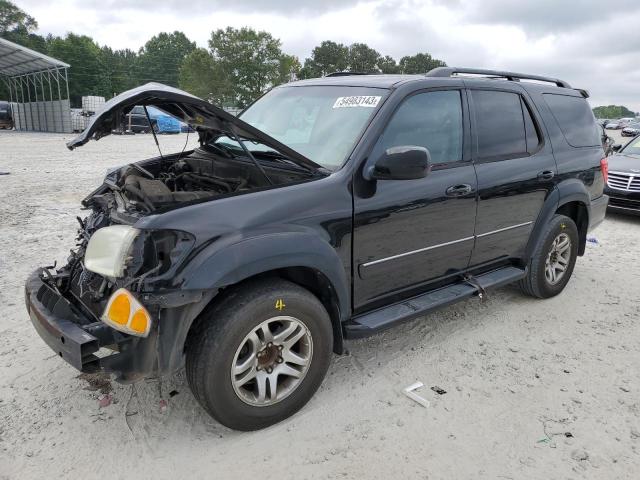 5TDZT38A84S229185 - 2004 TOYOTA SEQUOIA LIMITED BLACK photo 1