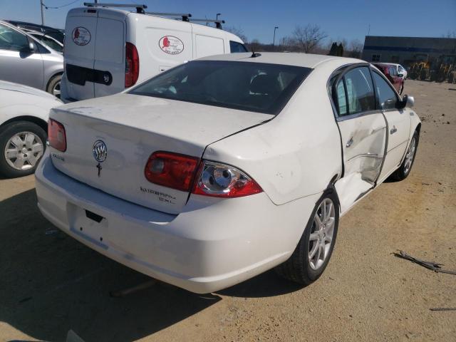 1G4HD57208U186389 - 2008 BUICK LUCERNE CXL WHITE photo 4