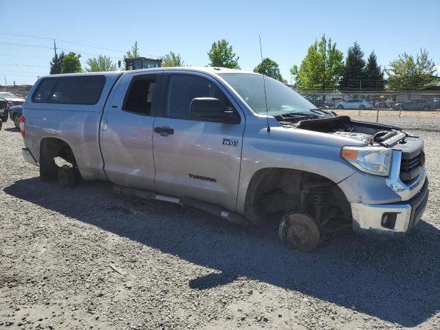 5TFUY5F19EX371924 - 2014 TOYOTA TUNDRA DOUBLE CAB SR/SR5 SILVER photo 4