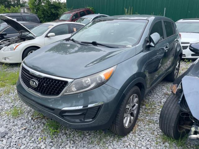 KNDPB3AC8E7556137 - 2014 KIA SPORTAGE BASE GRAY photo 2