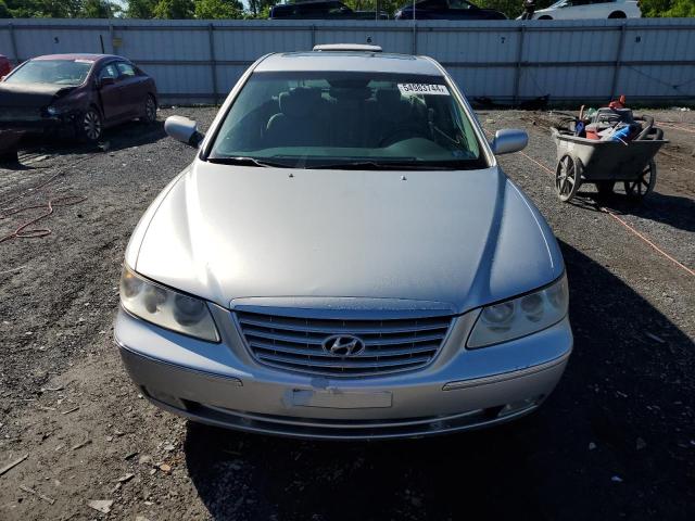 KMHFC46F87A161989 - 2007 HYUNDAI AZERA SE SILVER photo 5