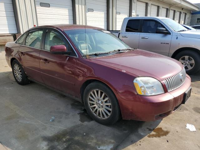 1MEFM42176G606227 - 2006 MERCURY MONTEGO PREMIER BURGUNDY photo 4