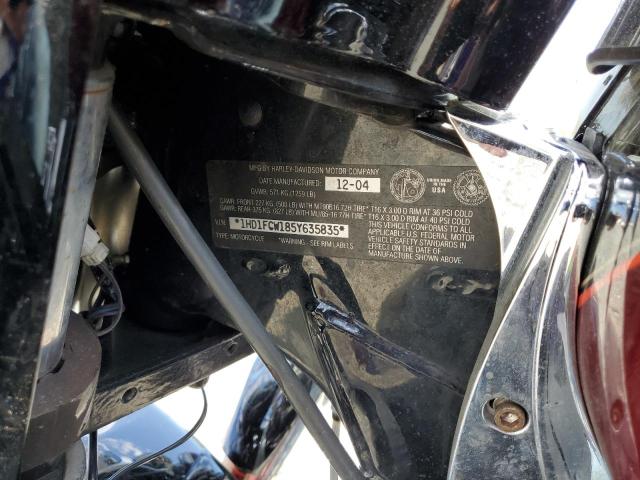 1HD1FCW185Y635835 - 2005 HARLEY-DAVIDSON FLHTCUI 红色 照片 9