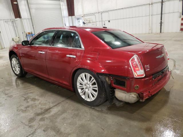 2C3CCAKG2EH280435 - 2014 CHRYSLER 300C RED photo 2