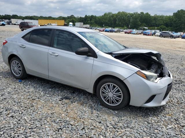 2T1BURHE4EC109771 - 2014 TOYOTA COROLLA L SILVER photo 4