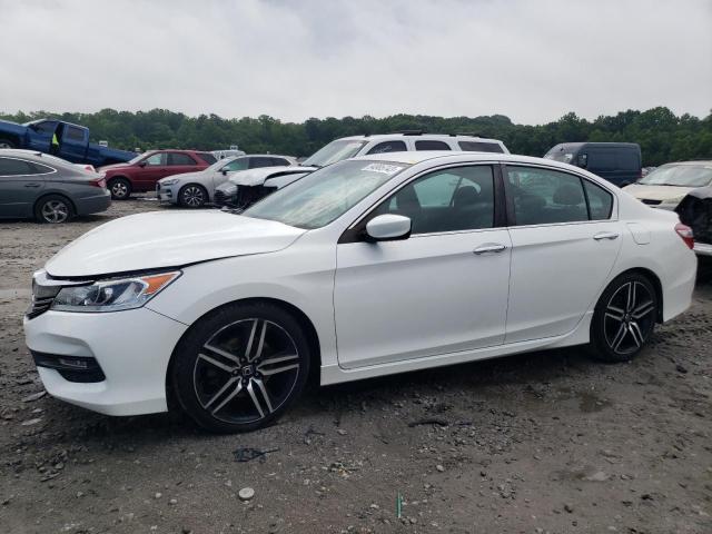 1HGCR2F69GA173564 - 2016 HONDA ACCORD SPORT WHITE photo 1