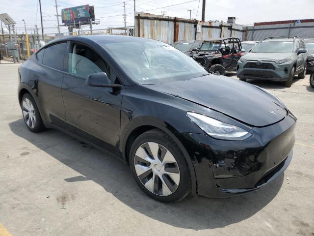 5YJYGDEE2MF243763 - 2021 TESLA MODEL Y BLACK photo 4