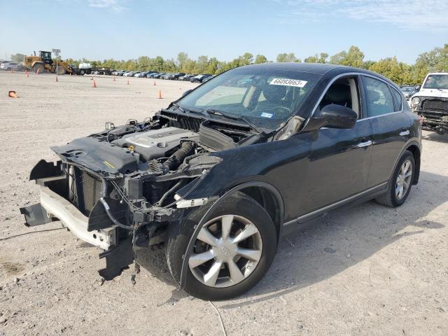 JNKAJ09E58M302273 - 2008 INFINITI EX35 BASE Սև լուսանկար 1