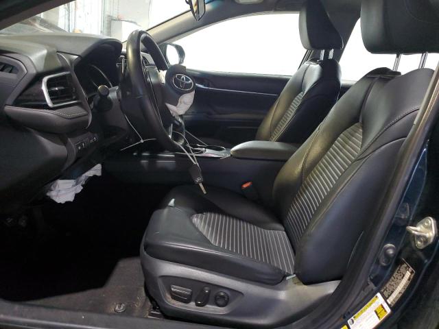 4T1B11HK0JU590935 - 2018 TOYOTA CAMRY L BLUE photo 7