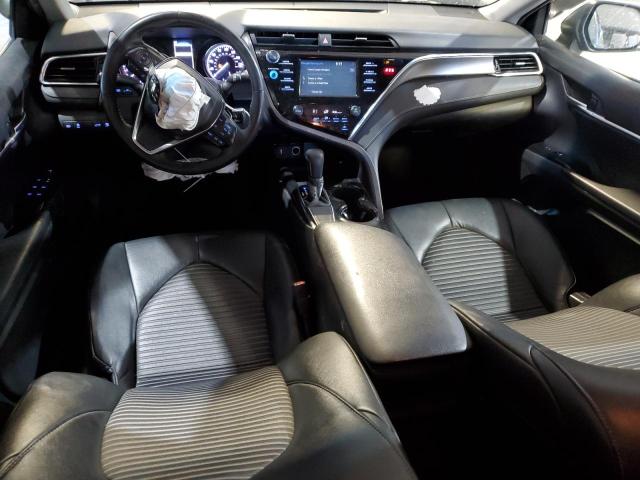 4T1B11HK0JU590935 - 2018 TOYOTA CAMRY L BLUE photo 8