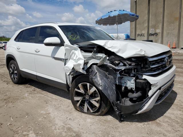 1V23C2CA2LC229916 - 2020 VOLKSWAGEN ATLAS CROS SE Белый фото 4