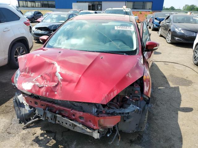 1FADP3J23FL333241 - 2015 FORD FOCUS TITANIUM RED photo 5