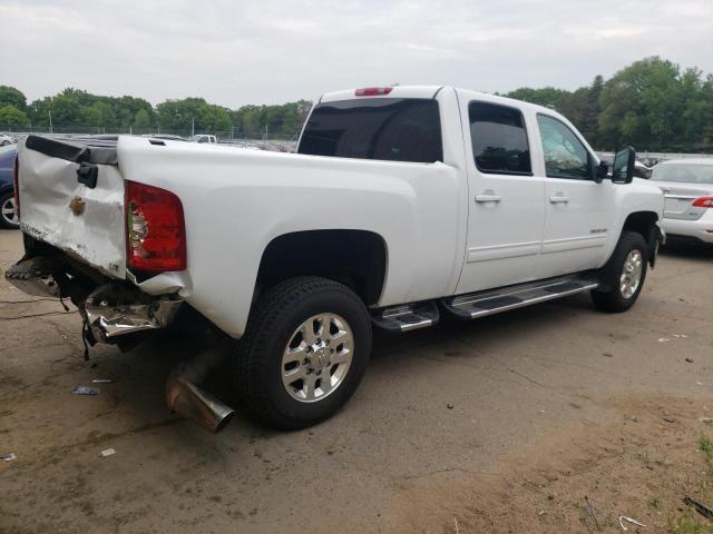 1GC4K1E87EF168464 - 2014 CHEVROLET silverado K3500 LTZ WHITE photo 3