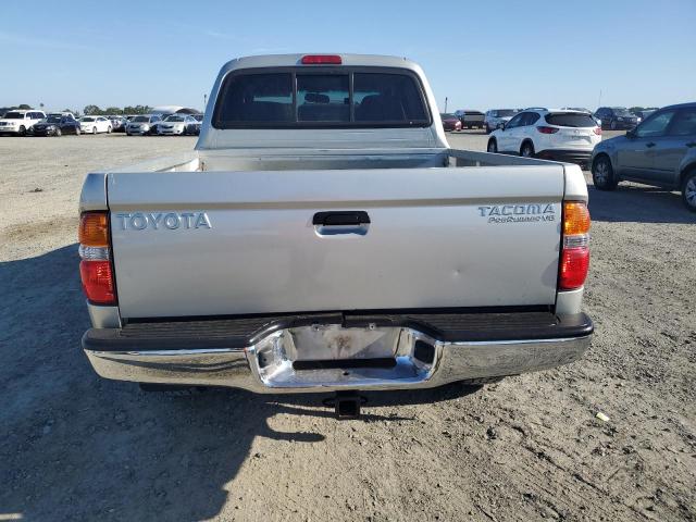 5TEGN92N24Z385533 - 2004 TOYOTA TACOMA DOUBLE CAB PRERUNNER SILVER photo 6
