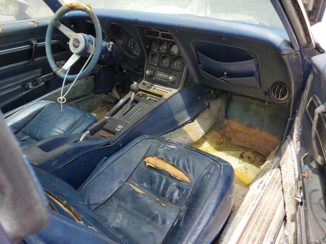 1Z37L7S412693 - 1977 CHEVROLET CORVETTE BLUE photo 8