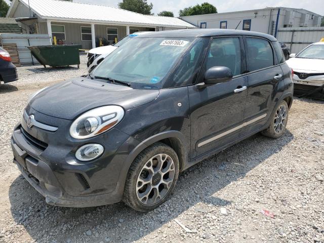 ZFBCFADH5EZ014287 - 2014 FIAT 500L TREKKING GRAY photo 1