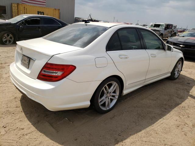 WDDGF4HB1EA957495 - 2014 MERCEDES-BENZ C 250 WHITE photo 3