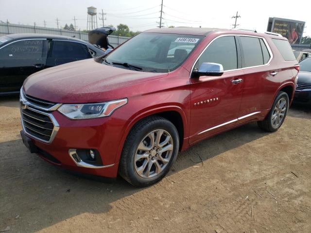 1GNEVJKW6JJ259108 - 2018 CHEVROLET TRAVERSE PREMIER RED photo 1